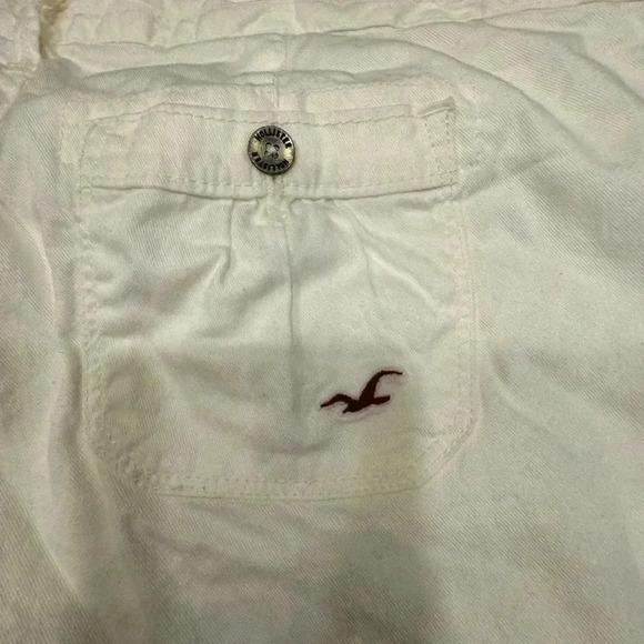 Hollister women’s low rise cargo shorts white size 9 NWT - Picture 7 of 9